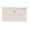 Vindel Plastic Envelope V52402Ow 230x133mm Oat White Button Type Morandi - Filing Supplies
