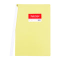 Best Buy Folder Plastic Long Macaron Color Slide Built-In Name Card Holder ZS-324ALM, Yellow