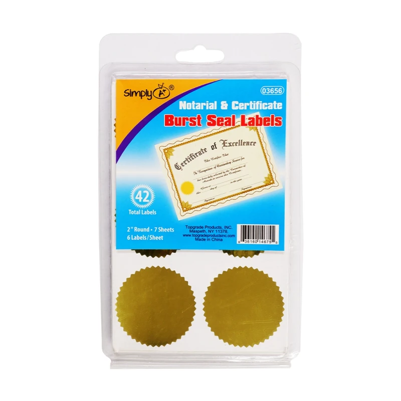 Notarial Seal 3238D 2In 7Sheets 6Labels Per Sheet - Labels