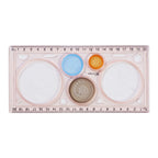 Circular Template Colored Transparent 9059 (color may vary)