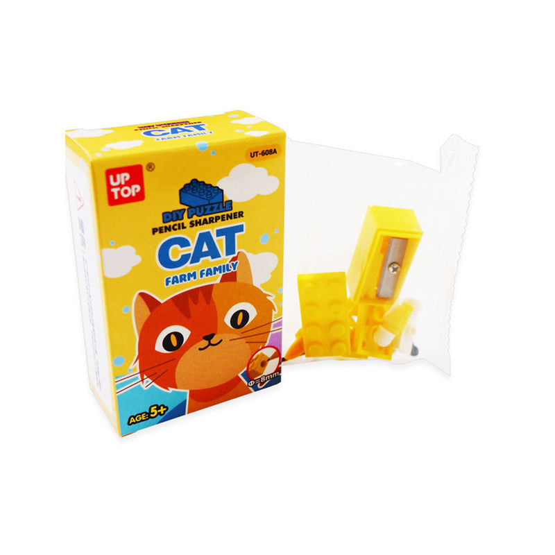 One-Hole Sharpener 8mm Cat Diy Puzzle 608 A