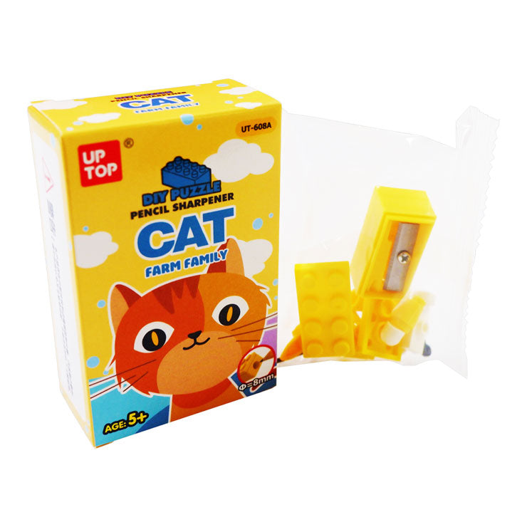 One-Hole Sharpener 8mm Cat Diy Puzzle 608 A