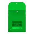 Best Buy Plastic Envelope DW3705-Gn, A5 Green Vertical Button Type - Plastic & Cloth Envelopes