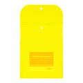 Best Buy Plastic Envelope DW3705-Yw, A5 Yellow Vertical Button Type - Plastic & Cloth Envelopes