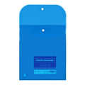 Best Buy Plastic Envelope DW3715-Be, B5 Blue Vertical Button Type - Plastic & Cloth Envelopes