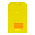 Best Buy Plastic Envelope DW3715-Yw, B5 Yellow Vertical Button Type - Plastic & Cloth Envelopes