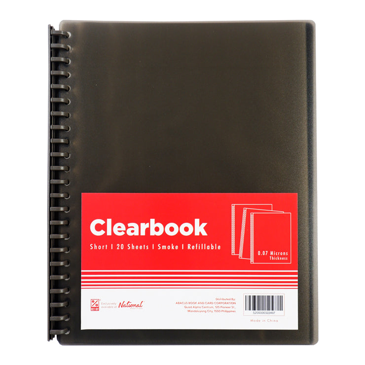 Best Buy Clearbook Refillable Cl20SST Short Smoke Type 20 Sheets 23 Holes 0.07 Microns
