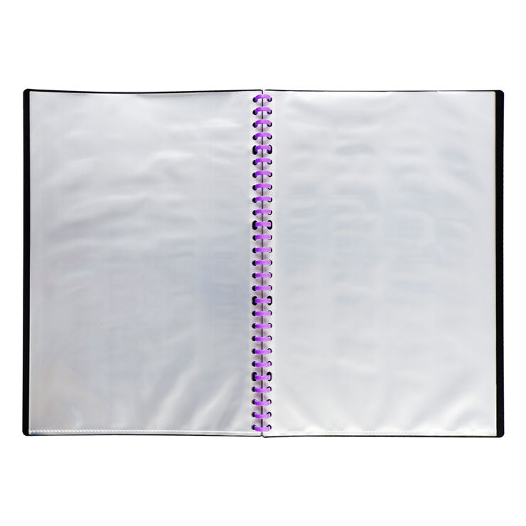 Best Buy Clearbook Refillable CL20LVL Long Violet 20 Sheets 27 Holes 0.07 Microns - Lowest Price
