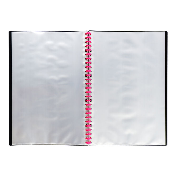 Best Buy Clearbook Refillable CL20LPK Long Pink 20 Sheets 27 Holes 0.07 Microns - Lowest Price