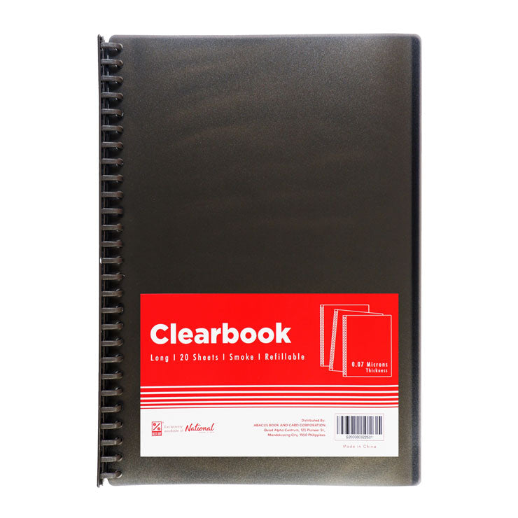 Best Buy Clearbook Refillable CL20LST Long Smoke Type 20 Sheets 27 Holes 0.07 Microns
