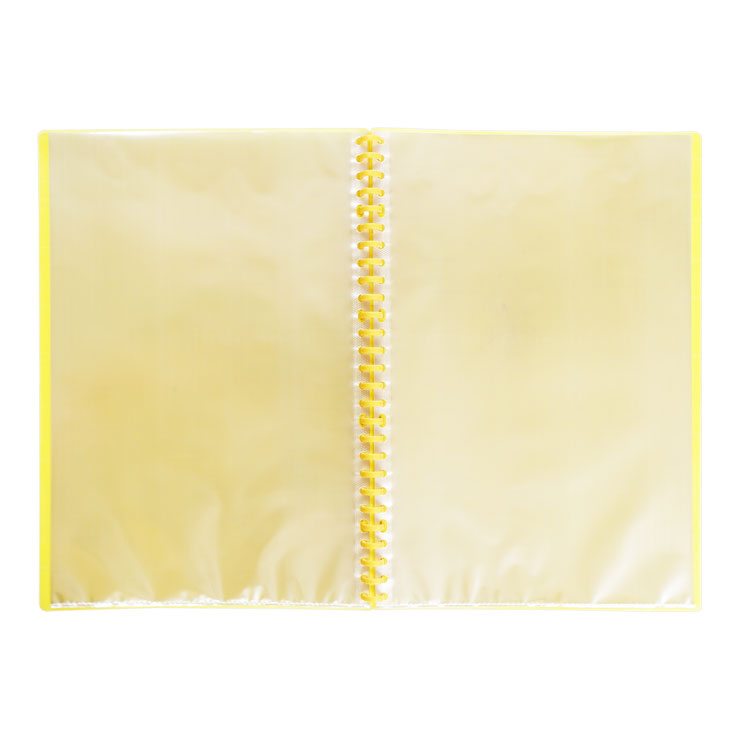 Best Buy Clearbook Refillable LBS20LYL Long Yellow 20 Sheets 27 Holes Big Square Design 0.03 Microns
