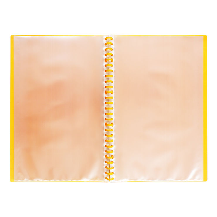 Best Buy Clearbook Refillable LBS20LOR Long Orange 20 Sheets 27 Holes Big Square Design 0.03 Microns