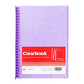 Best Buy Clearbook Refillable LBS20LPL Long Purple 20 Sheets 27 Holes Big Square Design 0.03 Microns