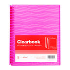Best Buy Clearbook Refillable LWV20SPK Short Pink 20 Sheets 23 Holes Wave Design 0.03 Microns