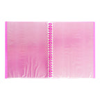 Best Buy Clearbook Refillable LWV20SPK Short Pink 20 Sheets 23 Holes Wave Design 0.03 Microns