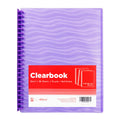 Best Buy Clearbook Refillable LWV20SPL Short Purple 20 Sheets 23 Holes Wave Design 0.03 Microns
