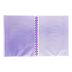 Best Buy Clearbook Refillable LWV20SPL Short Purple 20 Sheets 23 Holes Wave Design 0.03 Microns
