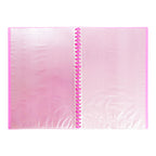 Best Buy Clearbook Refillable LWV20LPK Long Pink 20 Sheets 27 Holes Wave Design 0.03 Microns