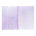 Best Buy Clearbook Refillable LWV20LPL Long Purple 20 Sheets 27 Holes Wave Design 0.03 Microns