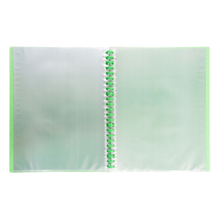 Best Buy Clearbook Refillable LPX20SGR Short Green 20 Sheets 23 Holes Pixel Design 0.03 Microns