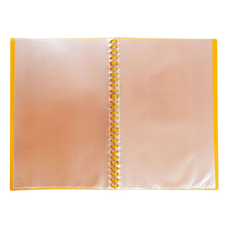 Best Buy Clearbook Refillable LPX20LLOR Long Orange 20 Sheets 27 Holes Pixel Design 0.03 Microns