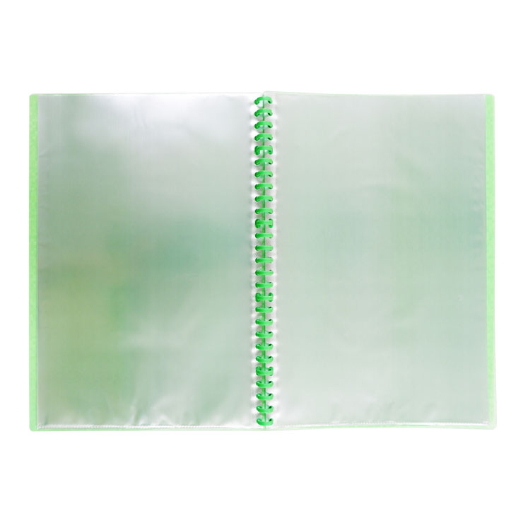 Best Buy Clearbook Refillable LPX20LGR Long Green 20 Sheets 27 Holes Pixel Design 0.03 Microns