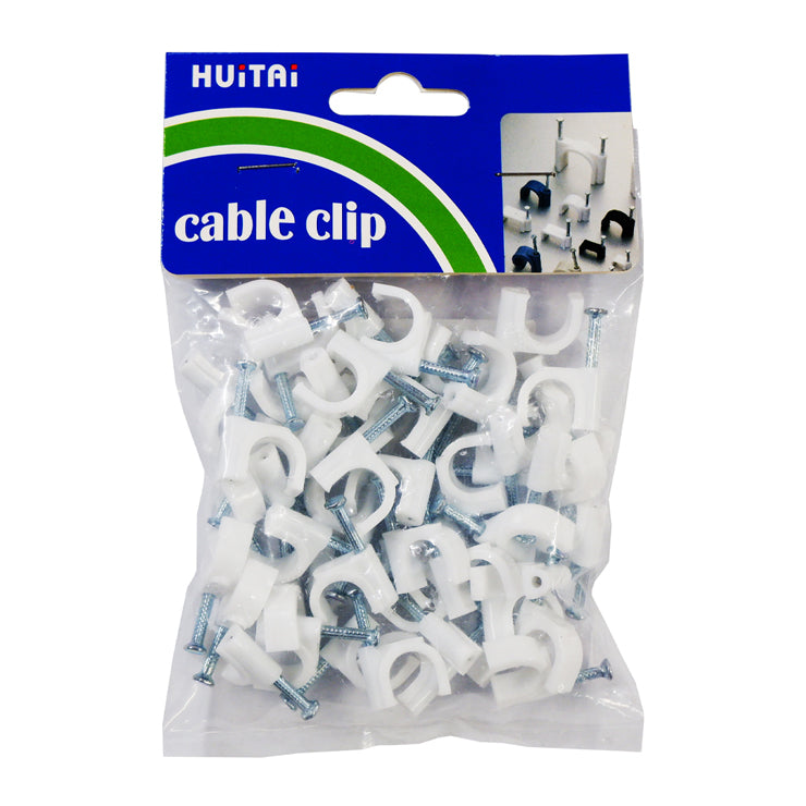 Cable Organizer Cable Clip 10mm 50's - School & Office Supplies - Cord Organizers