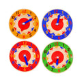 Educational Wooden Clock 14cm - Toys & Games