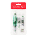 Best Buy Refillable Correction Tape Retractable 360 Design With 2 Refills 6mmx6M CR-2055B, Green