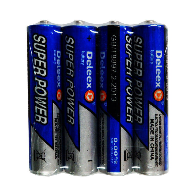 Battery AAA Carbon 4's R03P - Home & Office Supplies