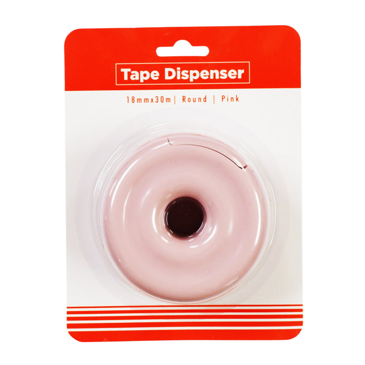 Best Buy Tape Dispenser ZS-C30 Pink Round With Tape