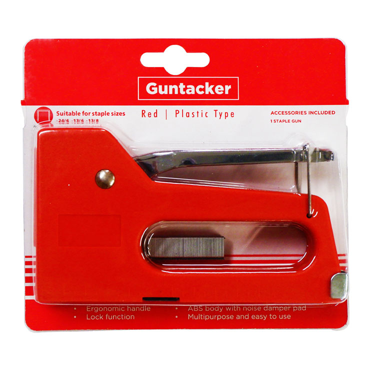Best Buy Guntacker Wire 1304 and 1308 Plastic Type Red 9893 - School & Office Supplies