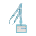 Uhoo Id Holder Horizontal With Lanyard 85mmx54mmx20mm 5531+6796, Blue