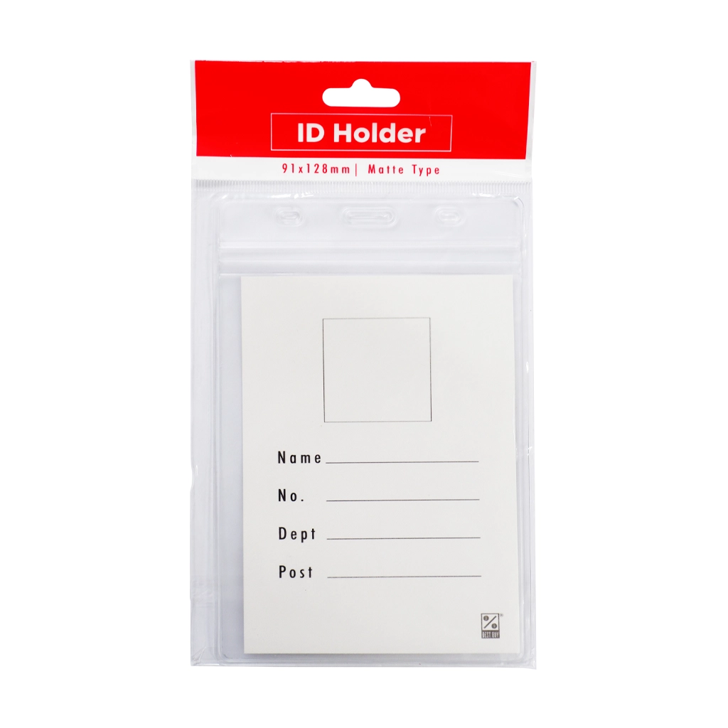 Bet Buy ID Jacket Vertical Waterproof With Header Ziplock Transparent Matte Type 91x128mm T-049V