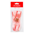 Best Buy ID Lanyard Buckle Thick Polyester Alloy & Snap Clear Pc Plastic 15mm Pink K-1578
