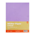 Best Buy Colored Sticker Paper 80gsm Short Purple Hp-240621-4E 10's