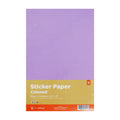 Best Buy Colored Sticker Paper 80gsm Long Purple Hp-240621-5E 10's