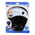 Mouse Pad With Cushion Plain, Black - School & Office Supplies