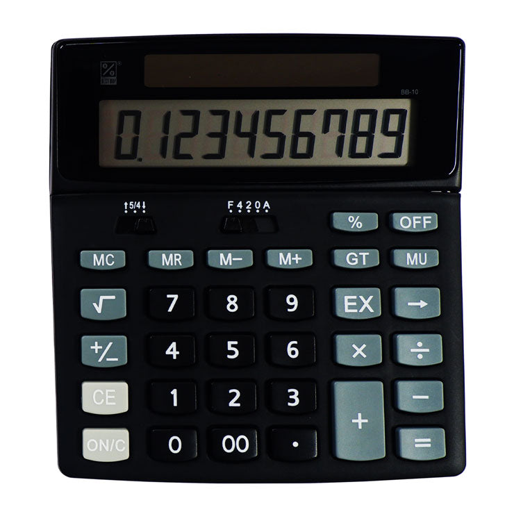 Best Buy Desktop Calculator BB-10 10 Digits Solar Tilt Display - School & Office Supplies