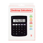 Best Buy Desktop Calculator BB-12SEM 12 Digits Eco Angled Display Rubber Keypad