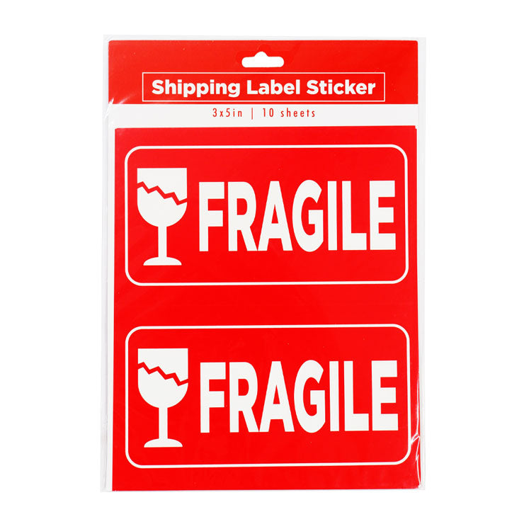 Best Buy Shipping Label Sticker 3x5 Fragile 10 Sheets