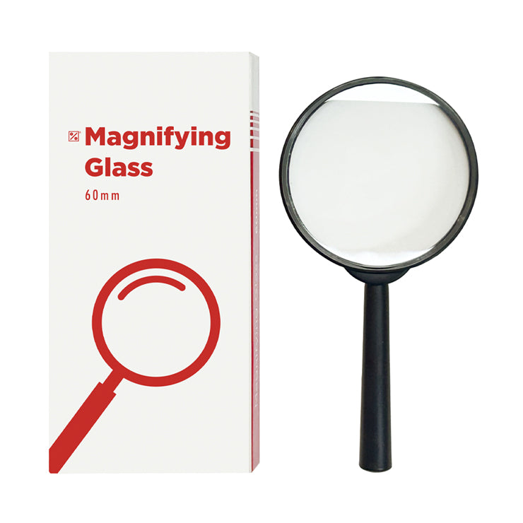 Best Buy Handheld Magnifier Glass Lens 60mm, Black - School & Office Supplies