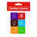 Best Buy Teacher's Stamp Encouragement Square 6's (Assorted) - Teacher Supplies