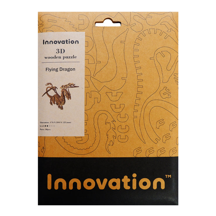 3D Wooden Puzzle Flying Dragon - Toys & Games