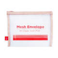 Best Buy Mesh Envelope A5 Pink Single Colored Zipper Jinshun - Files & Folders