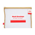 Best Buy Mesh Envelope A4 Single Colored Zipper, Beige