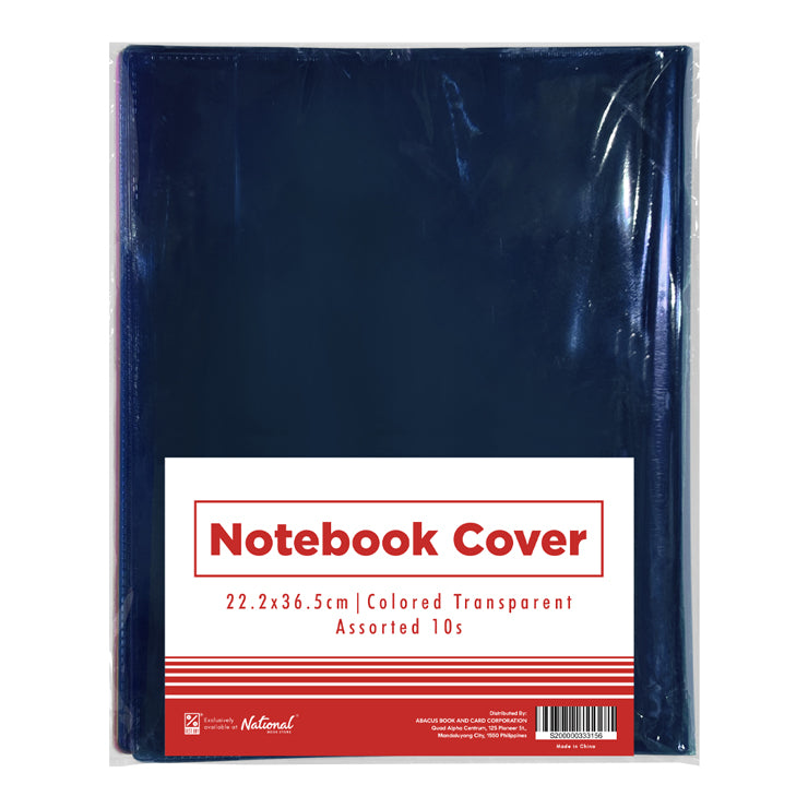 Best Buy Notebook Cover Colored Transparent 10's 22.2x36.5cm, Assorted