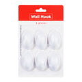 Best Buy Wall Hook 6pcs Oval Self Adhesive Plastic - Home & Office Supplies