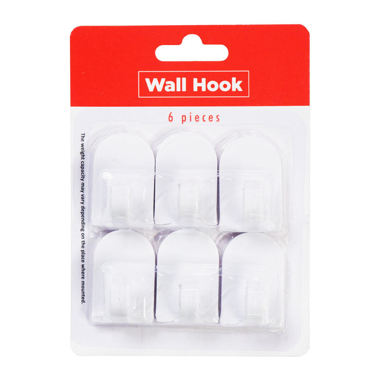 Best Buy Wall Hook 6pcs Arch Self Adhesive Plastic 2 - Home & Office Supplies