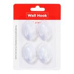 Best Buy Wall Hook 4pcs Oval Self Adhesive Plastic 2 - Home & Office Supplies